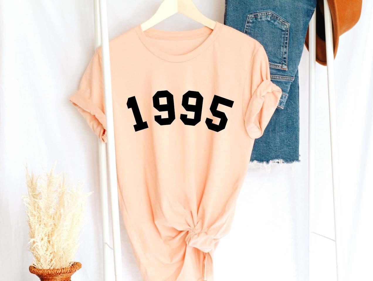 Custom 1995 Birthday Shirt, 1995 Birth Year Number Shırt, Birthday Gift for Women, 1995 Birth Year Number Sweatshirt, 1995 Shirt