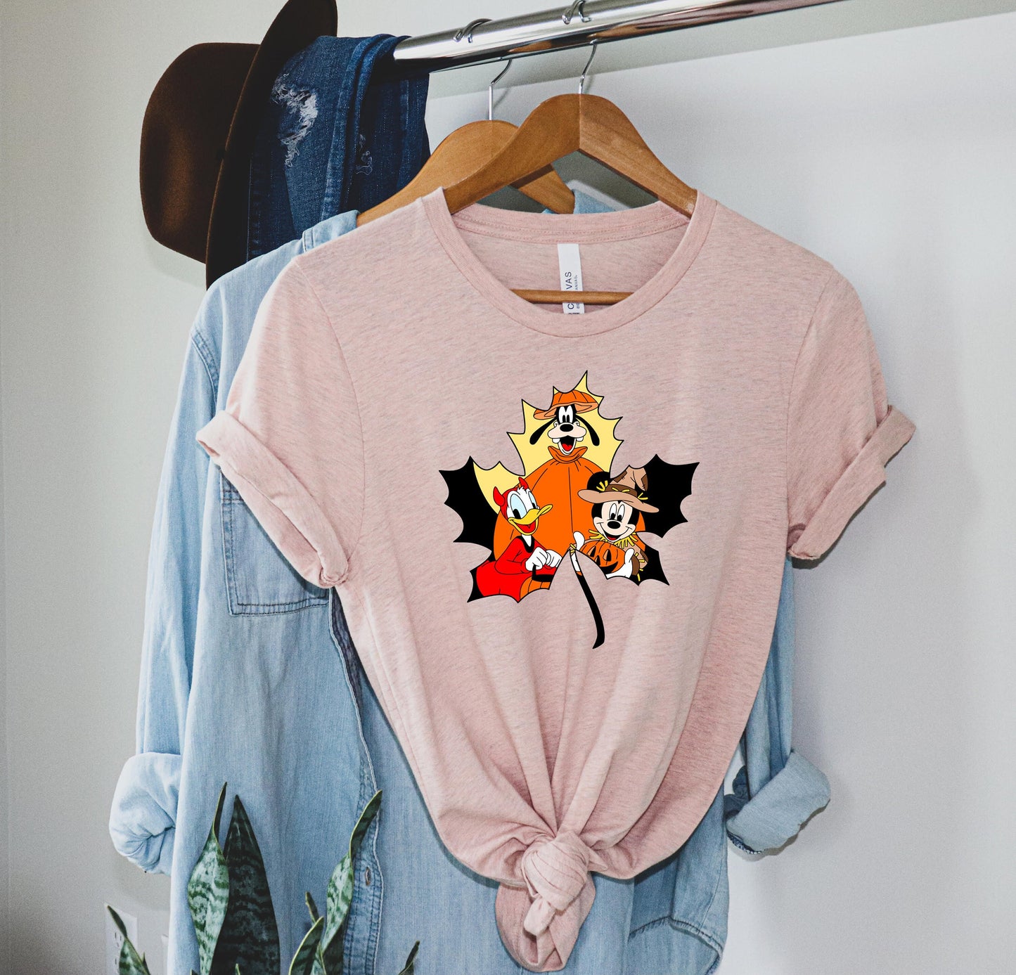 Disney Autumn Halloween Shirt, Disneyworld Halloween Shirt, Mickey And Friends Halloween Shirt, Disney Family Matching Shirt Cute Disney