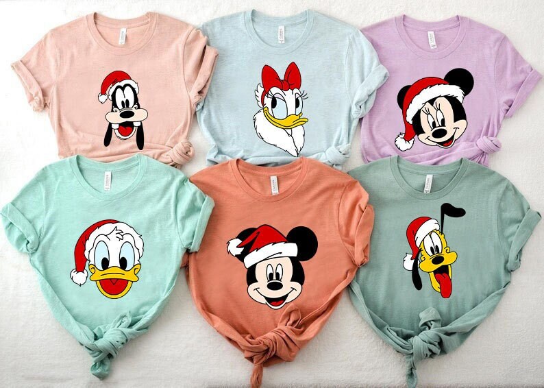Disney Family Christmas Shirt,Disney Character Christmas Shirt,Family Christmas Matching shirt,Christmas Party Shirt,Christmas Group Shirt