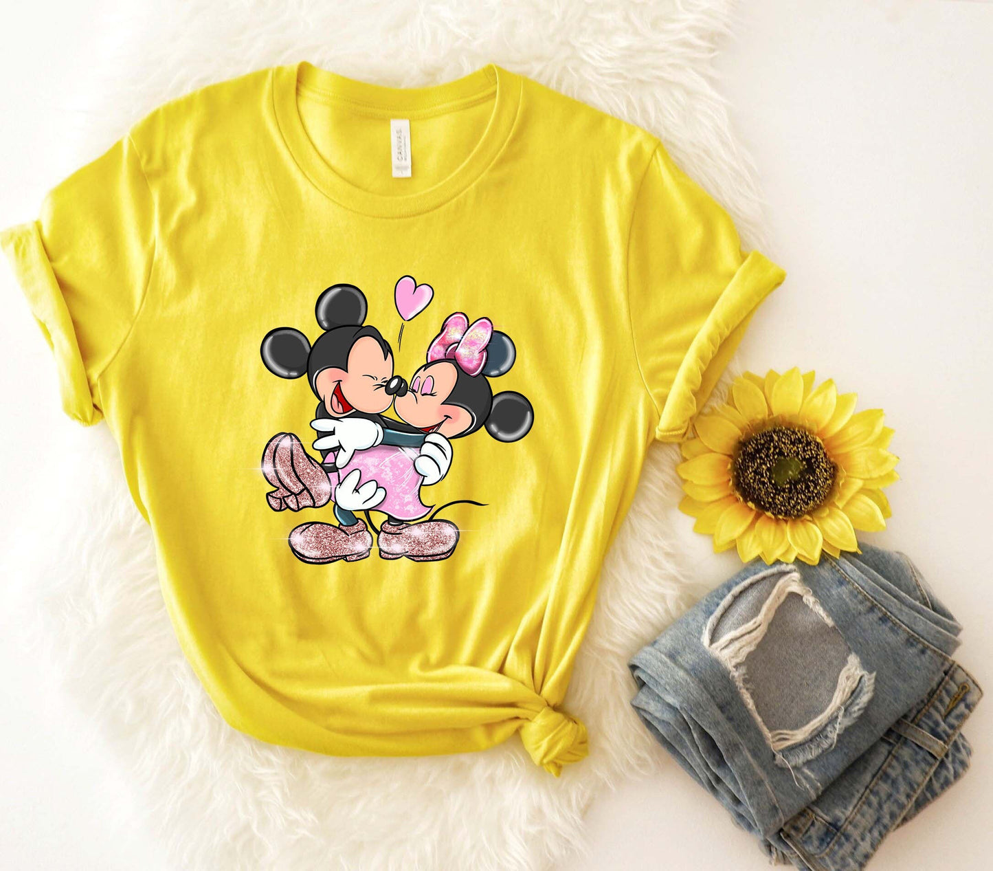 Mickey and Minnie In Love shirt,Disney shirt,LOVE Disney matching couples tshirt,valentines Shirt,Matching Family Shirt