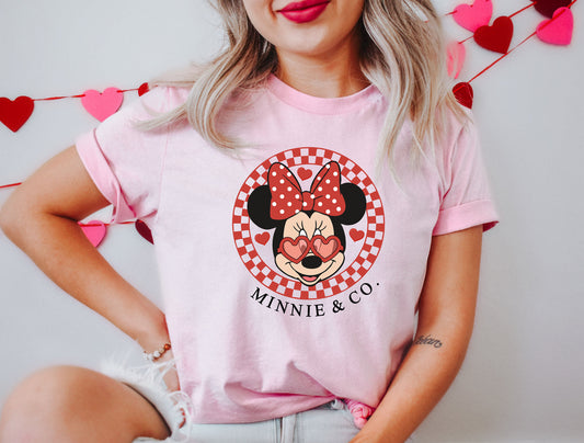 Disney Minnie And Co Shirt, Mickey And Co Shirt,Disney Vacation Shirt,,Mickey and Minnie In Love,Disney tshirt,Disney matching couples shirt