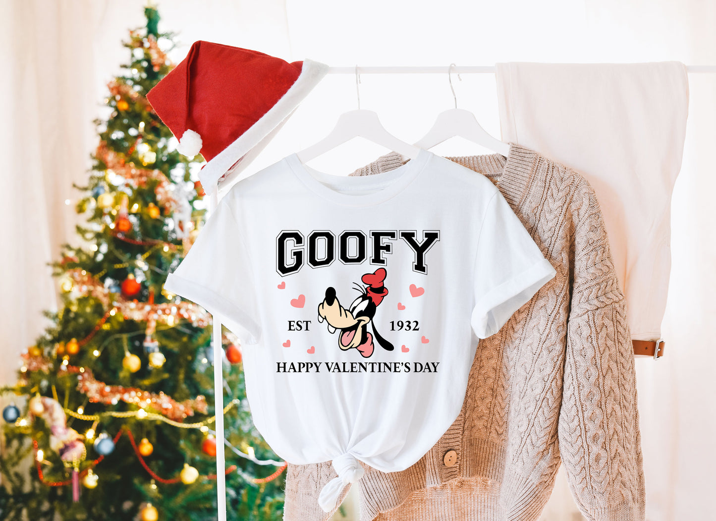 Goofy Happy Valentines Day tshirt,Goofy Est. 1932 tshirt,Disneyland sweatshirt,Disney World shirt,Matching Family shirt,Disney Goofy tee