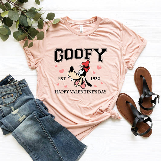 Goofy Happy Valentines Day tshirt,Goofy Est. 1932 tshirt,Disneyland sweatshirt,Disney World shirt,Matching Family shirt,Disney Goofy tee