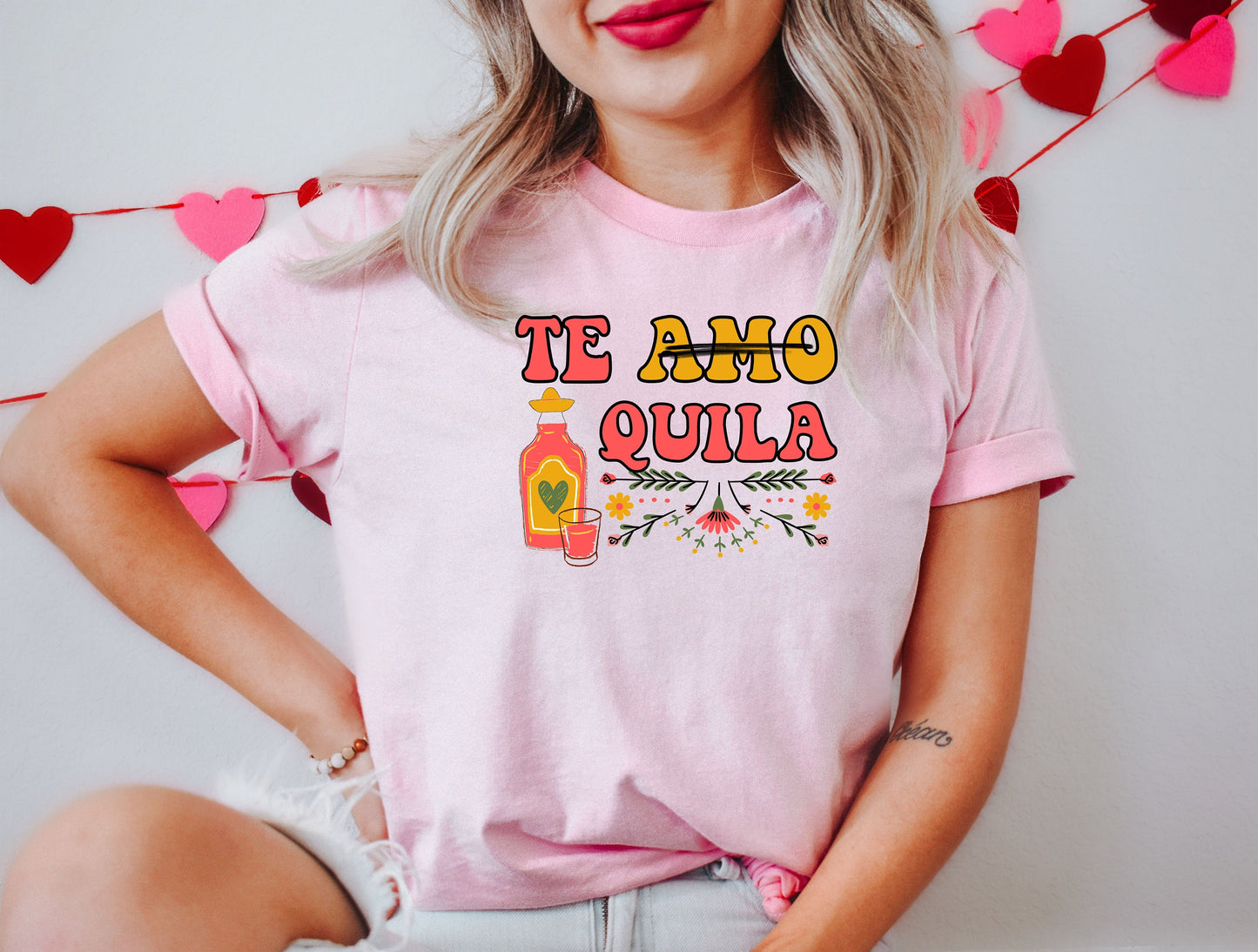 Te Amo quila shirt,Funny Bachelorette Matching Shirt,Bachelorette Shirt,Te Amo - Tequila Fiesta Mexican Theme Bachelorette tshirt,