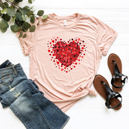 Love shirt,Valentine's Shirt,cute heart shirt,Red Glitter Heart shirt Valentine's Day Shirt, Be Mine, Heart Sweatshirt, gift for valentine