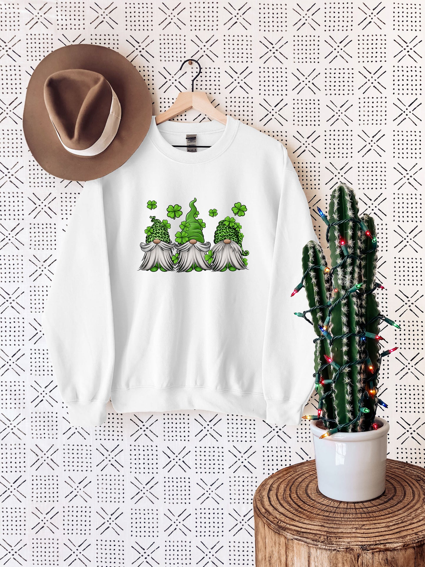 Lucky 3 Gnomes sweatshirt,St Patrick's Day,Funny St Patrick's Day Shirt,Shamrock Shirt,Gnome Gnomies,St. Patrick's Ganome Day Gift