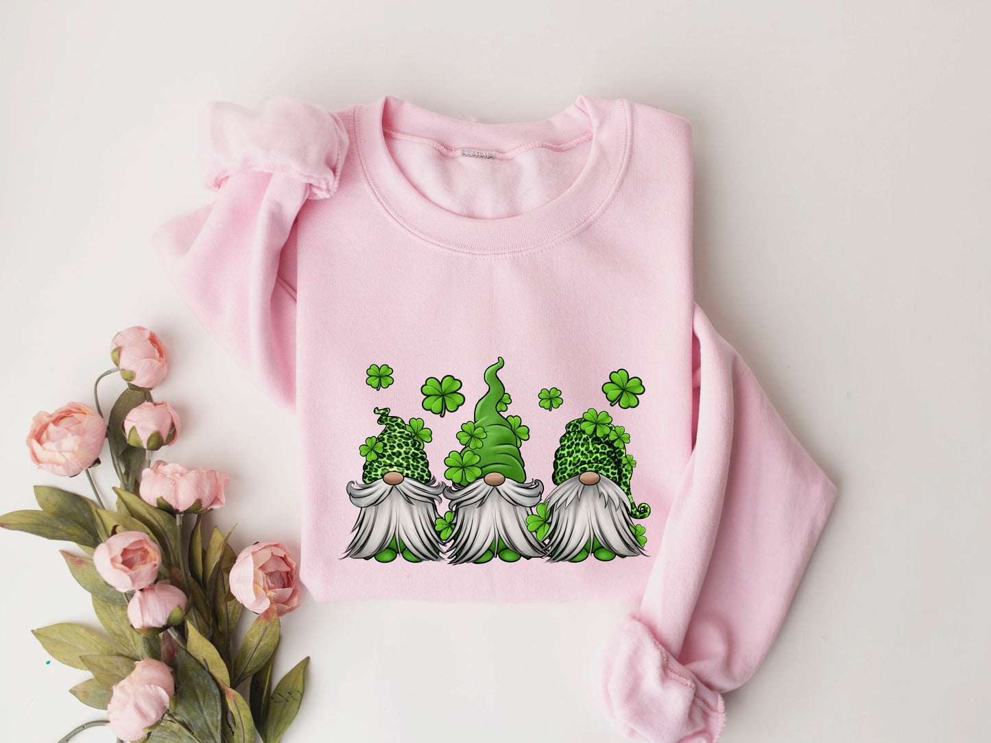 Lucky 3 Gnomes sweatshirt,St Patrick's Day,Funny St Patrick's Day Shirt,Shamrock Shirt,Gnome Gnomies,St. Patrick's Ganome Day Gift