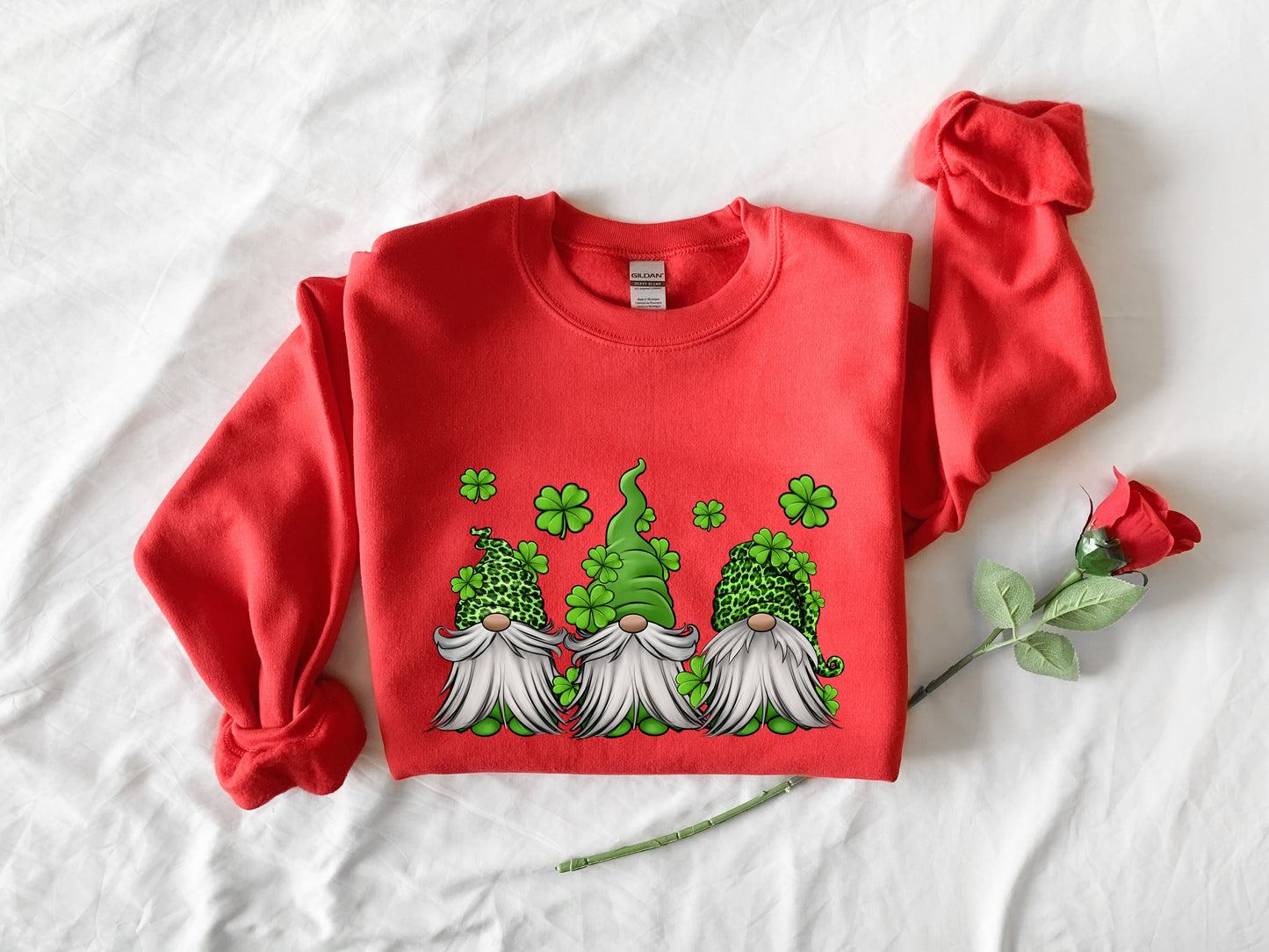 Lucky 3 Gnomes sweatshirt,St Patrick's Day,Funny St Patrick's Day Shirt,Shamrock Shirt,Gnome Gnomies,St. Patrick's Ganome Day Gift