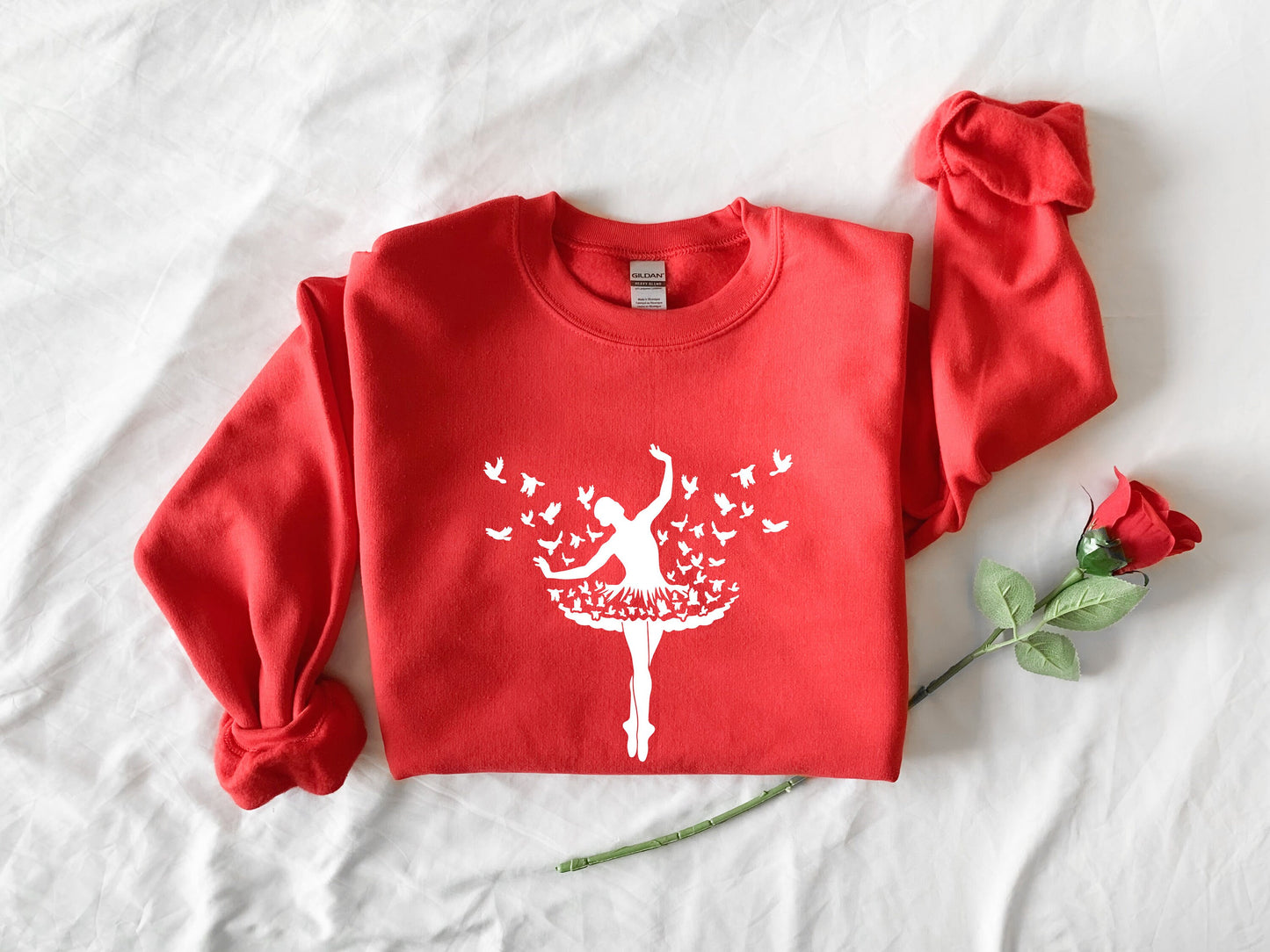 Ballet Dancer Birds Sweatshirt,Ballerina Birds Shirt,Dancing sweats,Ballet Dancer Tee,Ballerina Shirt,Ballerina Dancer Shirt,Ballerina Gift