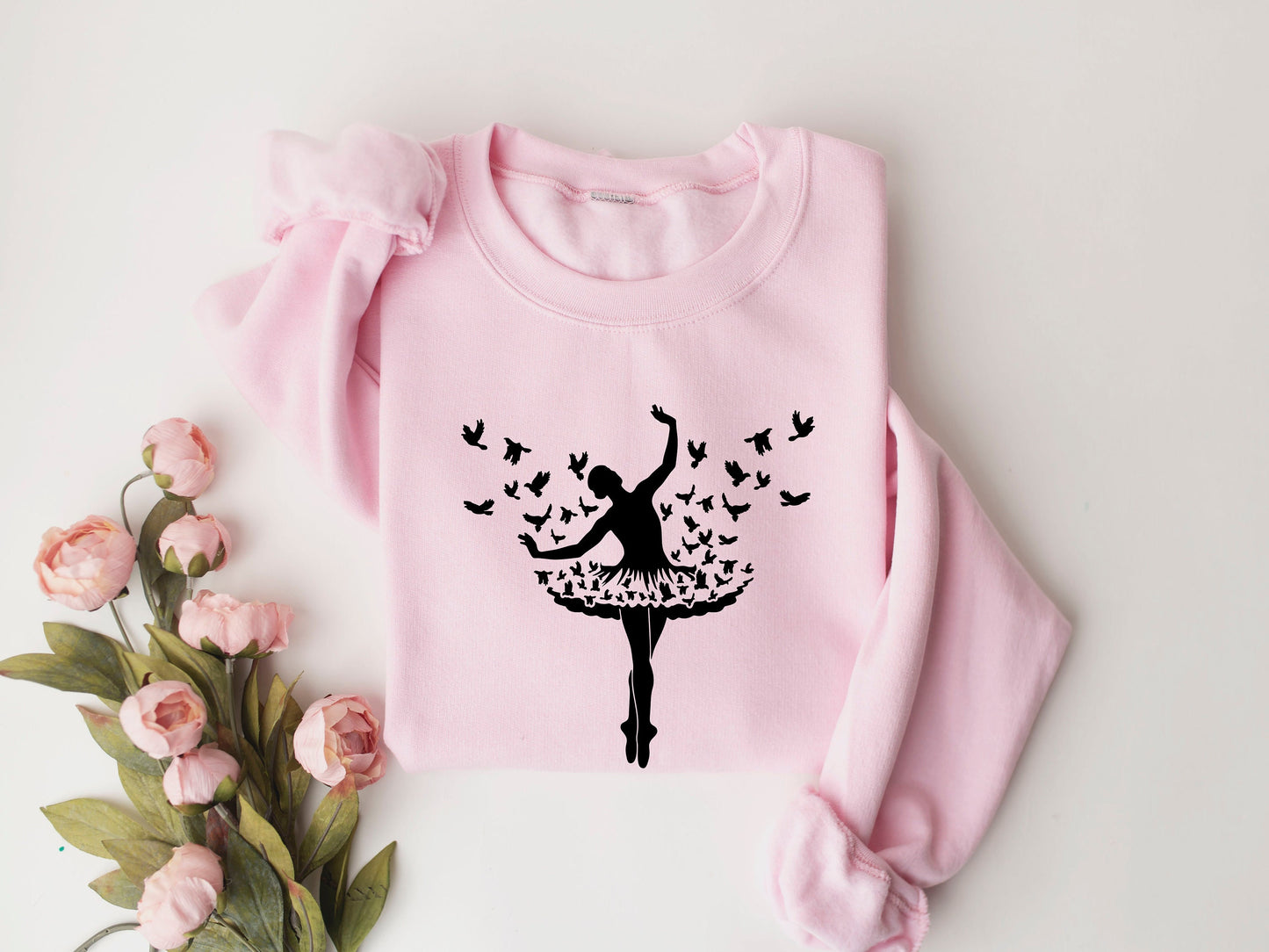 Ballet Dancer Birds Sweatshirt,Ballerina Birds Shirt,Dancing sweats,Ballet Dancer Tee,Ballerina Shirt,Ballerina Dancer Shirt,Ballerina Gift