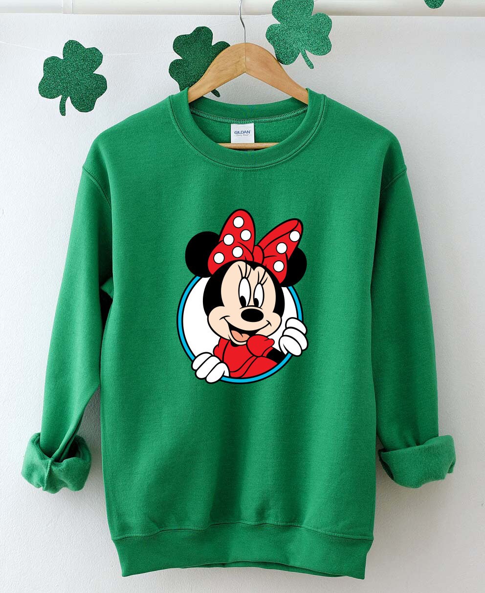 Minnie Head Sweatshirt, Minnie Mouse Shirt, Minnie Ear Shirt, Disney Ear Shirt, Disney Shirt, Disney Family Shirt, Disney Vacation Shirt
