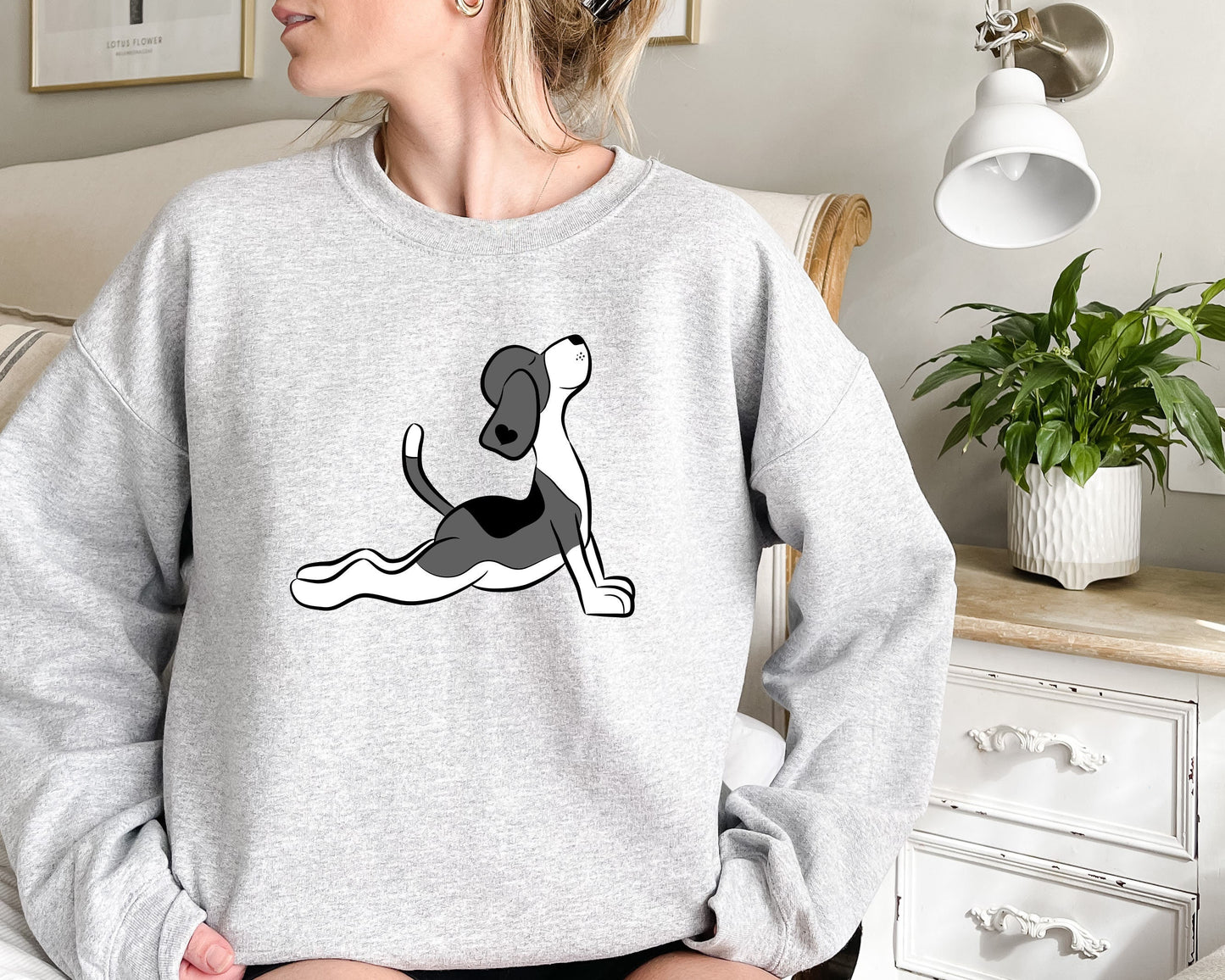 Yoga Sweatshirt, Funny Yoga Dog Shirt, Cute Dog Shirt, Dog Gift, Meditation Shirt, Namaste Shirt, Funny Namaste Shirt, Dog Lovers Shirt,