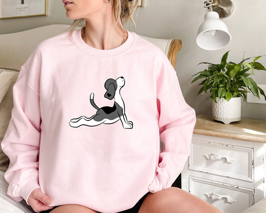 Yoga Sweatshirt, Funny Yoga Dog Shirt, Cute Dog Shirt, Dog Gift, Meditation Shirt, Namaste Shirt, Funny Namaste Shirt, Dog Lovers Shirt,
