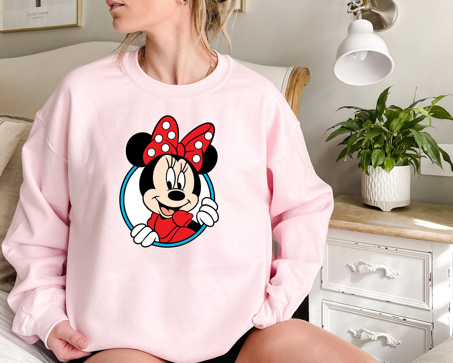 Minnie Head Sweatshirt, Minnie Mouse Shirt, Minnie Ear Shirt, Disney Ear Shirt, Disney Shirt, Disney Family Shirt, Disney Vacation Shirt