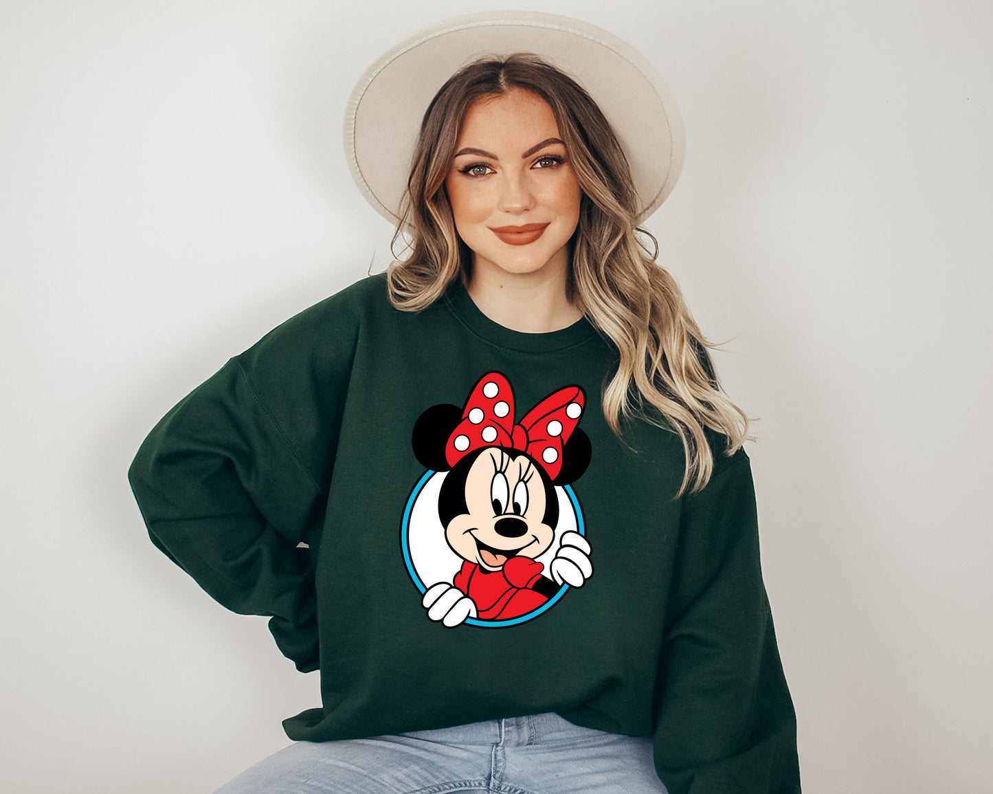 Minnie Head Sweatshirt, Minnie Mouse Shirt, Minnie Ear Shirt, Disney Ear Shirt, Disney Shirt, Disney Family Shirt, Disney Vacation Shirt