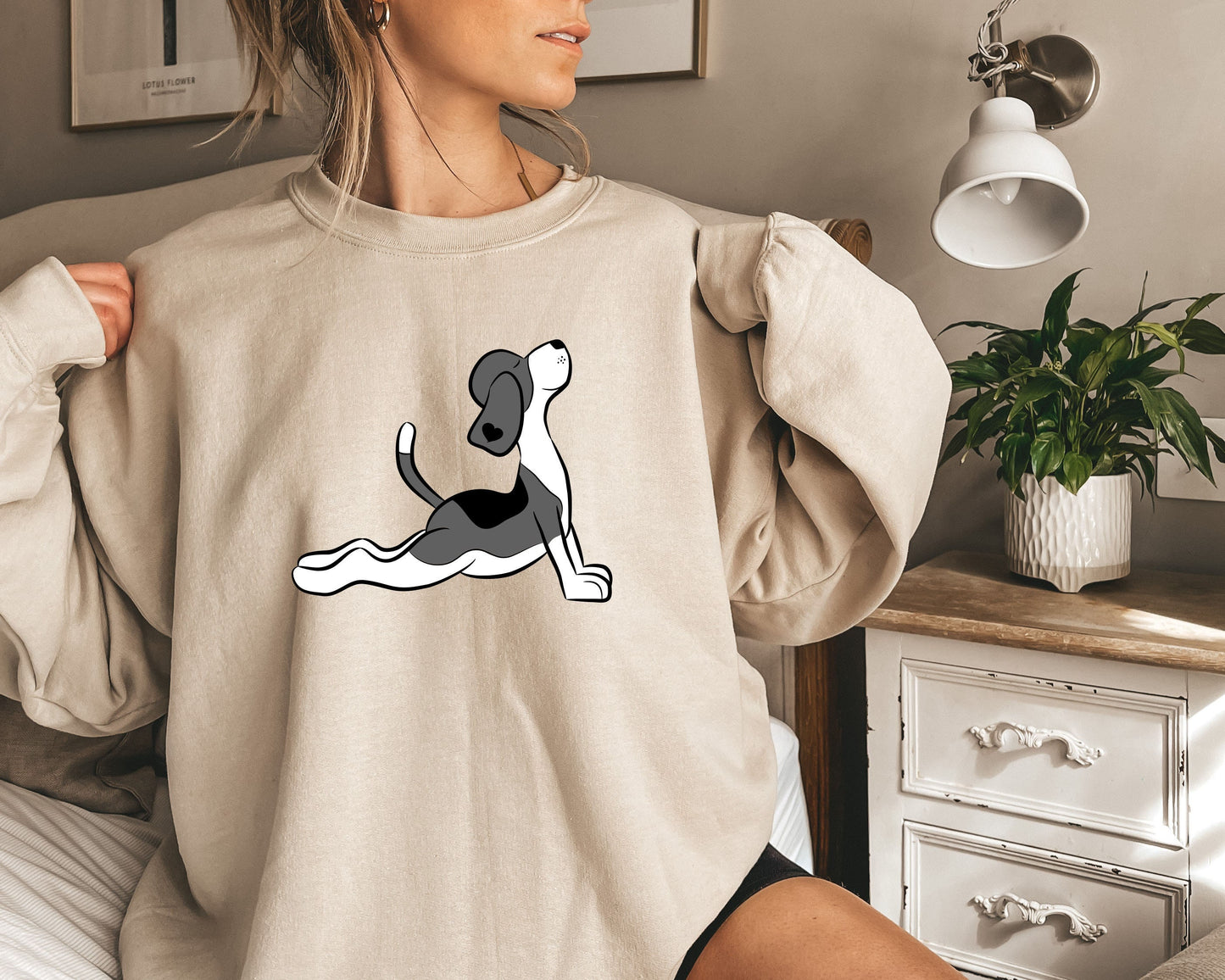 Yoga Sweatshirt, Funny Yoga Dog Shirt, Cute Dog Shirt, Dog Gift, Meditation Shirt, Namaste Shirt, Funny Namaste Shirt, Dog Lovers Shirt,