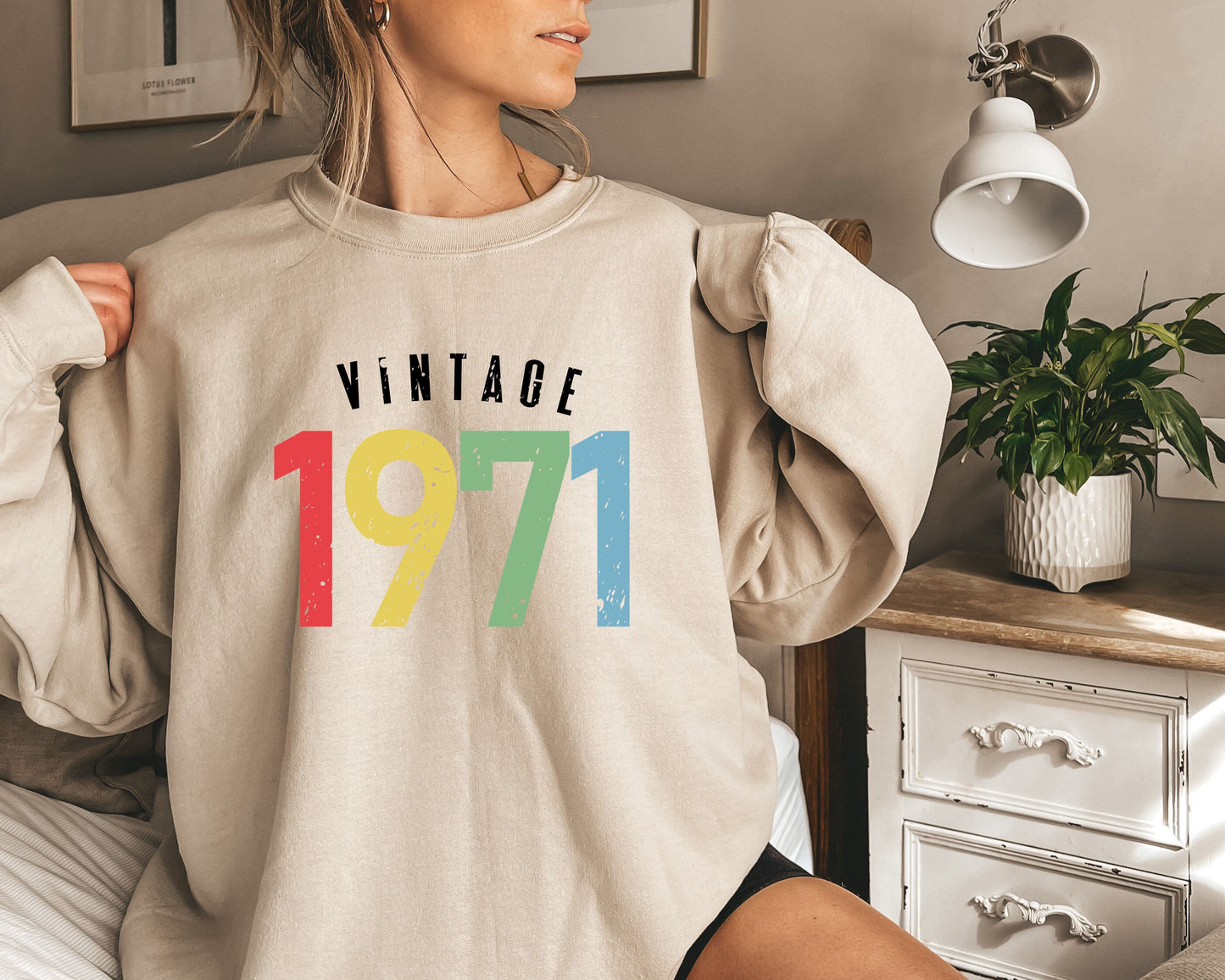 Vintage 1971 Retro Shirt,52th Birthday, 52th Birthday Gift, 52th Birthday Party, 52th Birthday Shirt, 1971 Shirt ,Womens Birthday Gift Shirt