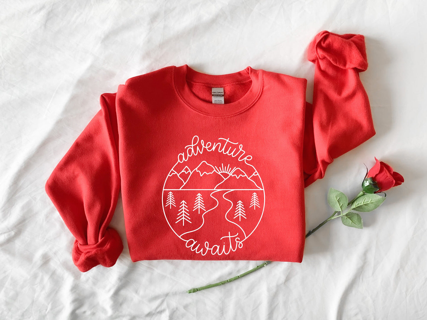 Adventure Sweatshirt, Mountain Sweatshirt,Camping Sweatshirts,Nature Lover Shirt,Camper Sweatshirt for Women,Hiking Sweater,Camp Lover Gift