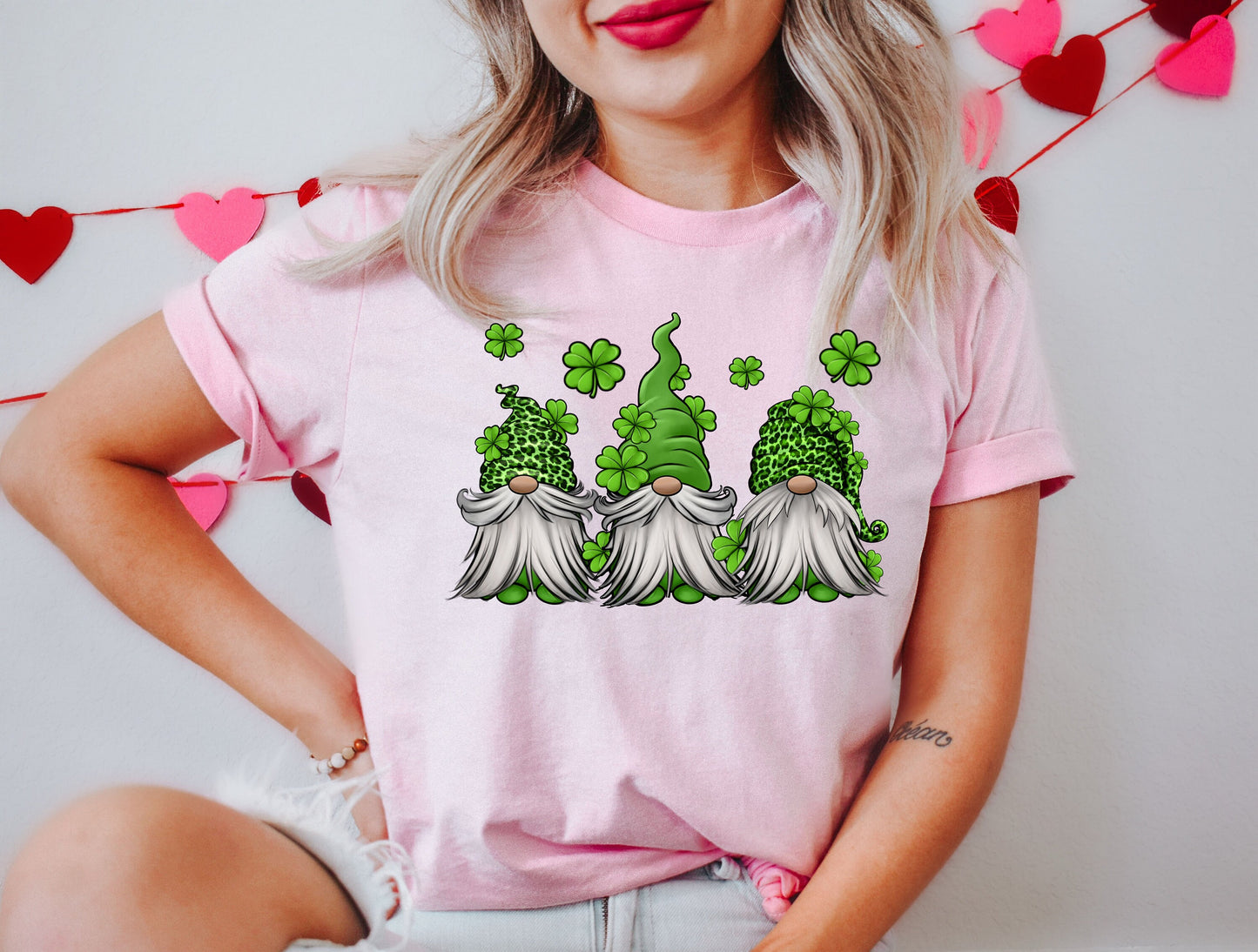 Lucky 3 Gnomes Tshirt,St Patrick's Day,Funny St Patrick's Day Shirt,Shamrock Shirt,Gnome Gnomies,St. Patrick's Ganome Day Gift