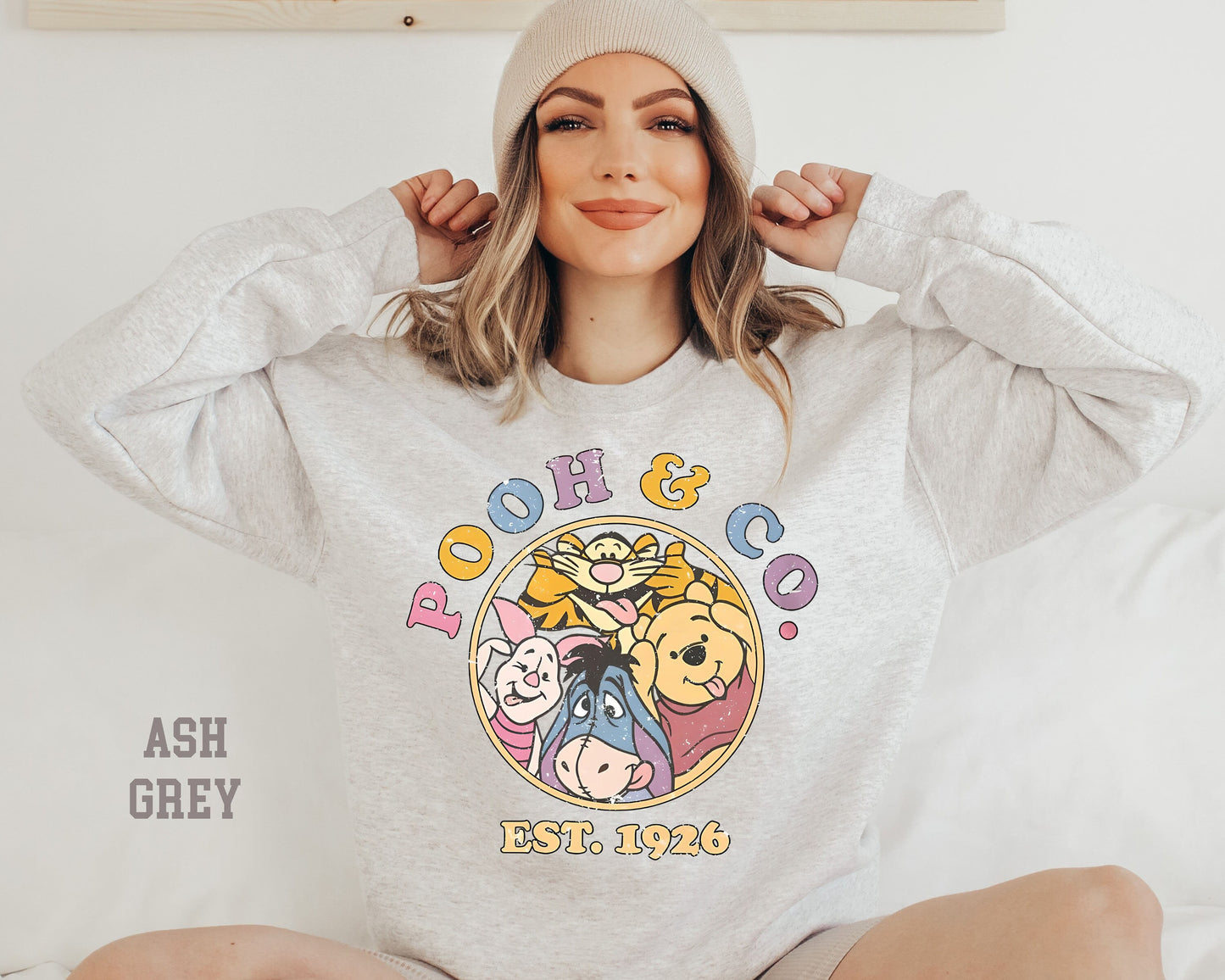 Vintage Pooh & Co EST 1926 Sweatshirt,Cute Pooh Bear And Friends Shirt,Retro Winnie The Pooh,Disney Pooh Bear Shirt,Walt Disney World Shirt