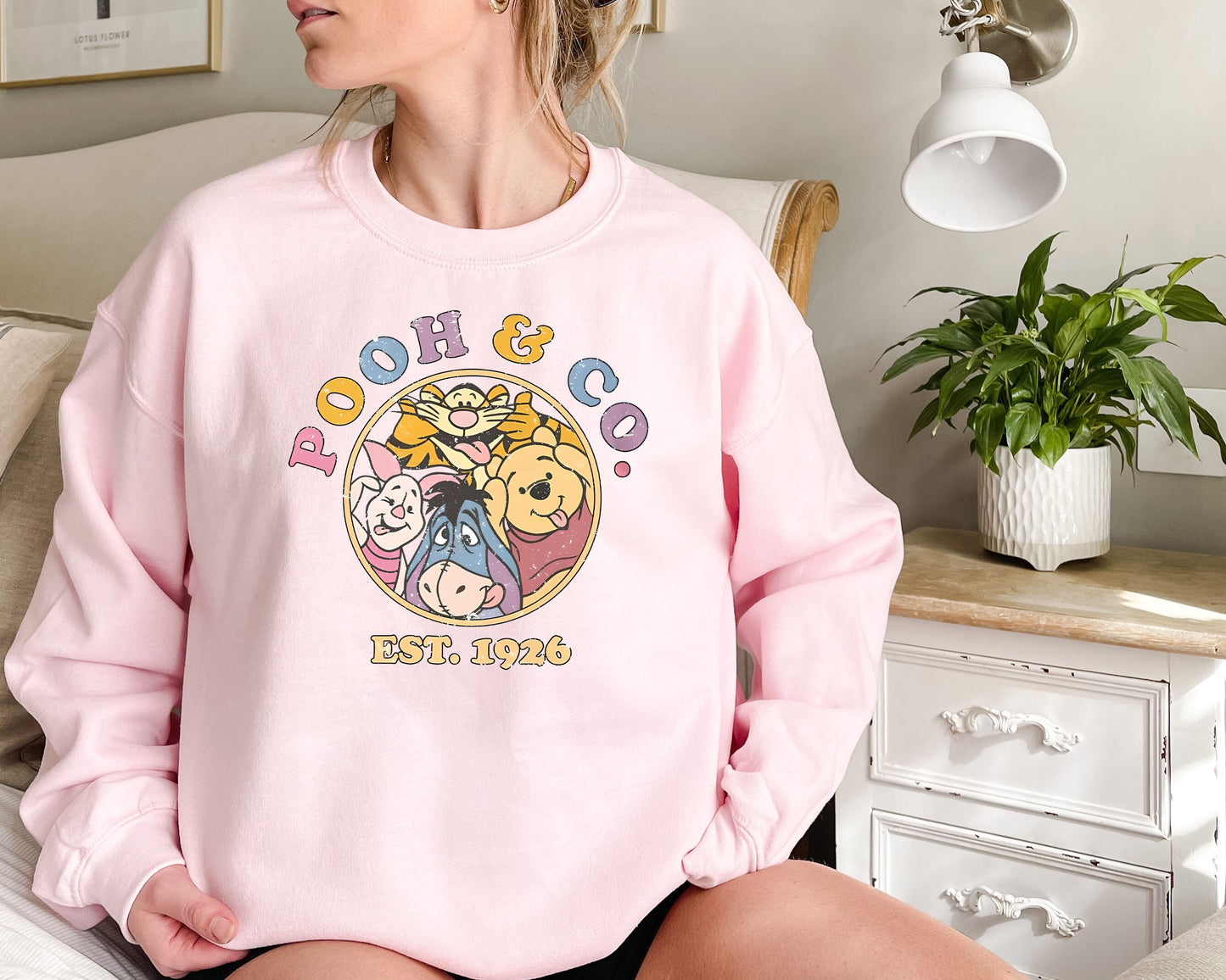 Vintage Pooh & Co EST 1926 Sweatshirt,Cute Pooh Bear And Friends Shirt,Retro Winnie The Pooh,Disney Pooh Bear Shirt,Walt Disney World Shirt