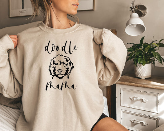 Golden Doodle Mama Sweatshirt, Golden Doodle Gifts, Doodle Mom Shirt, Doodle Mama,Crewneck Sweatshirt,Doodle Sweatshirt - Womens Sweatshirt