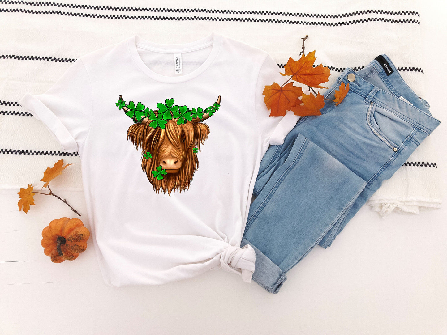 Cow Tshirt, Lucky Heifer,St Patricks Shirt,St Patricks Day Tee,Heifer Four Leaf Clover Shirt,St Patricks Day Clover Tee,St PatrickS Tee