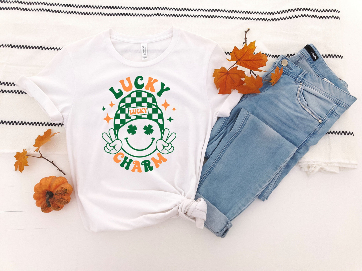 Lucky Charm Tshirt,Happy Shamrock Tshirt,St Patrick's Day,Lucky Charm Sweatshirt,Irish Sweatshirt,Irish Day Shirt, Lucky Sweatshirt,
