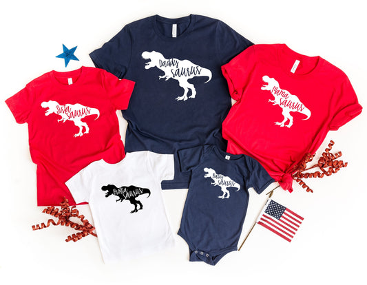 Dinosaur Family Sweatshirts,Saurus Shirts,Family Matching shirts,Mama Saurus Shirt,Dad Saurus Shirt, Family Tees, Matching Saurus Shirts