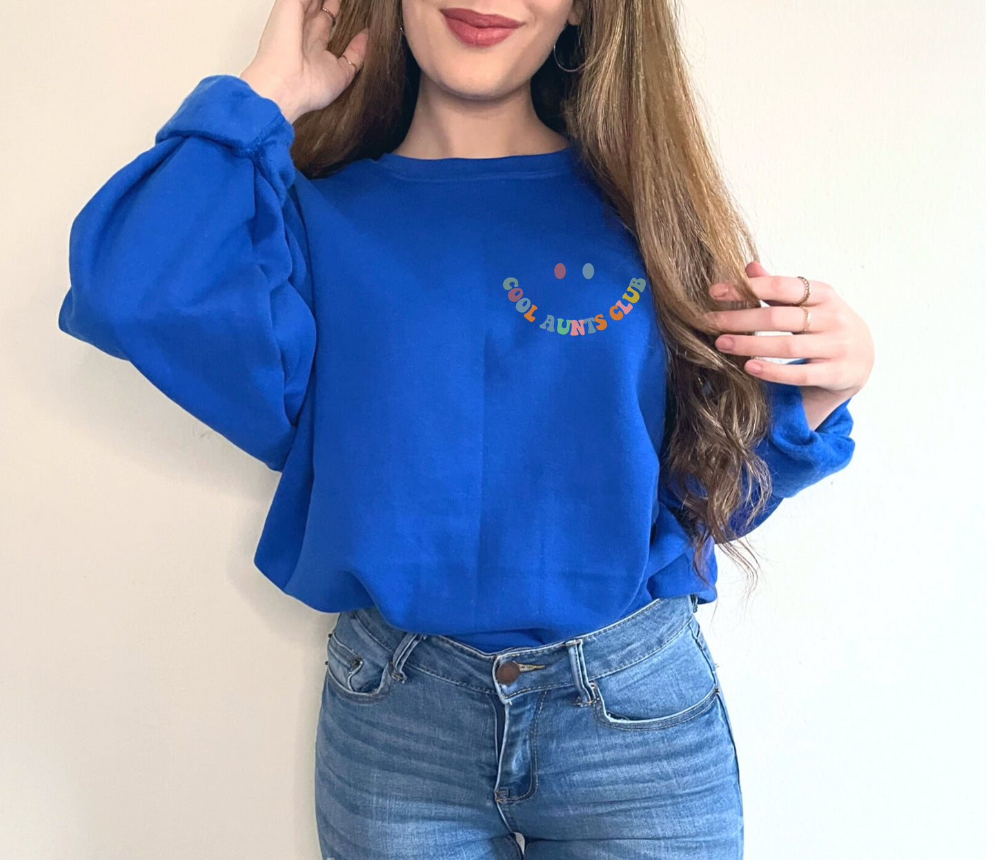 Pocket Cool Aunts Club Sweatshirt,Cool Aunts Sweatshirt,Cool Aunt shirt,Aunt Gift,Aunt Birthday Gift,Sister Gifts,Auntie Sweatshirt