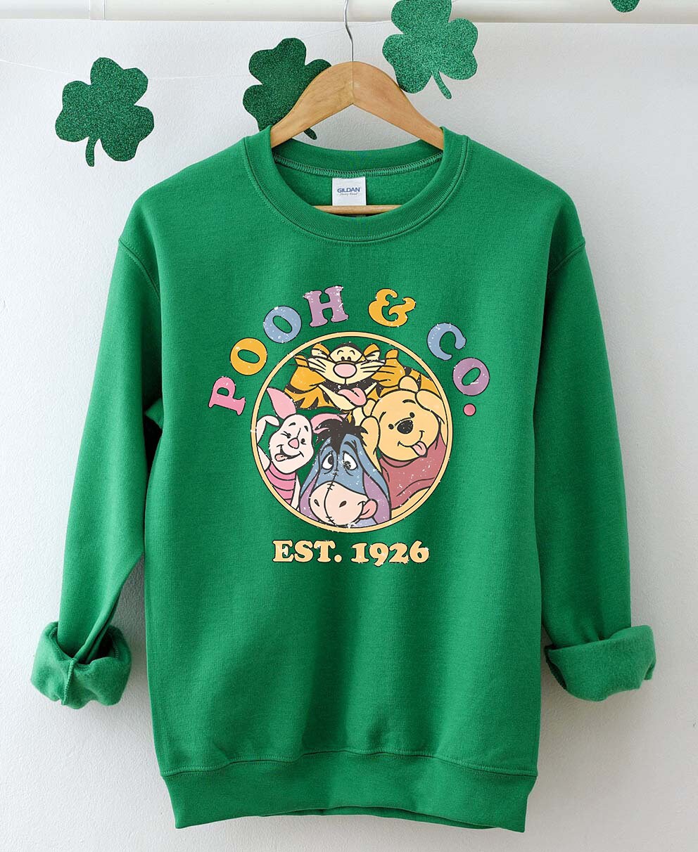 Vintage Pooh & Co EST 1926 Sweatshirt,Cute Pooh Bear And Friends Shirt,Retro Winnie The Pooh,Disney Pooh Bear Shirt,Walt Disney World Shirt