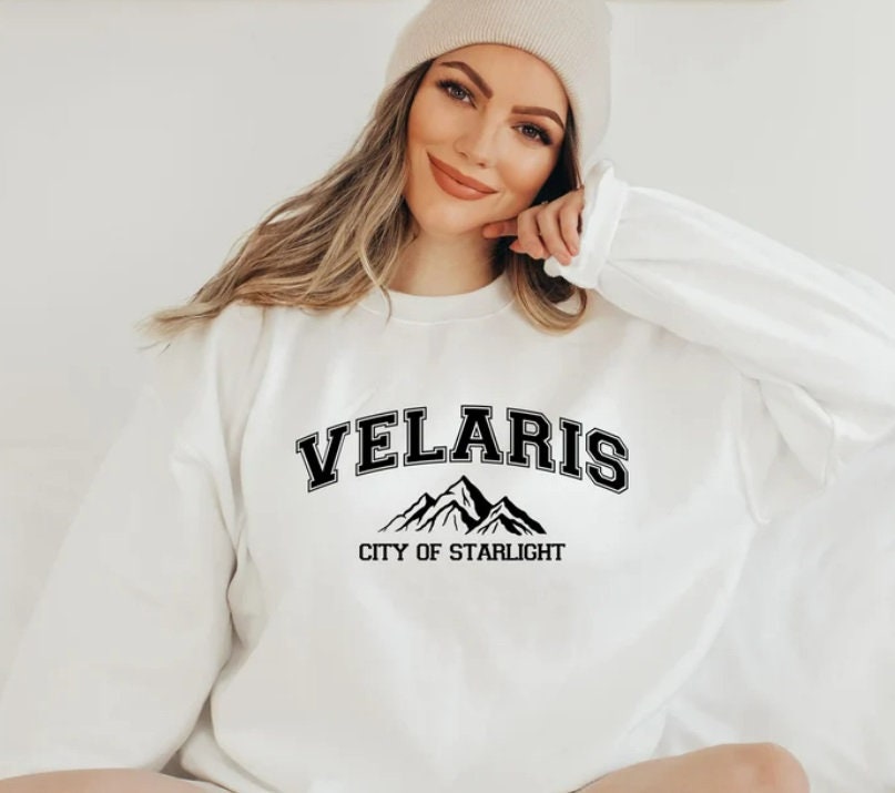 Velaris sweatshirt, The Night Court, SJM Merch, City of Starlight Sweater, ACOTAR Shirt, acotar velaris, bookis shirt, velaris shirt