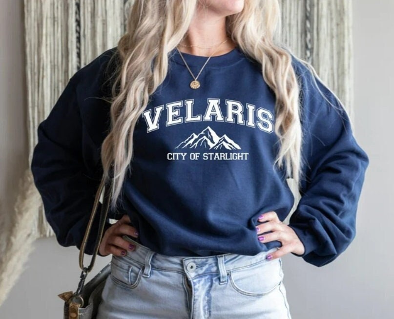Velaris sweatshirt, The Night Court, SJM Merch, City of Starlight Sweater, ACOTAR Shirt, acotar velaris, bookis shirt, velaris shirt