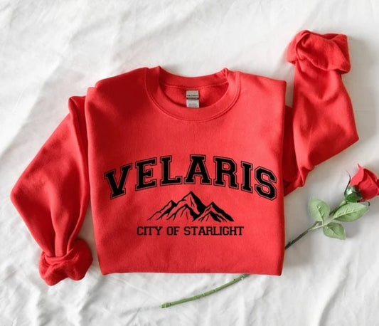 Velaris sweatshirt, The Night Court, SJM Merch, City of Starlight Sweater, ACOTAR Shirt, acotar velaris, bookis shirt, velaris shirt
