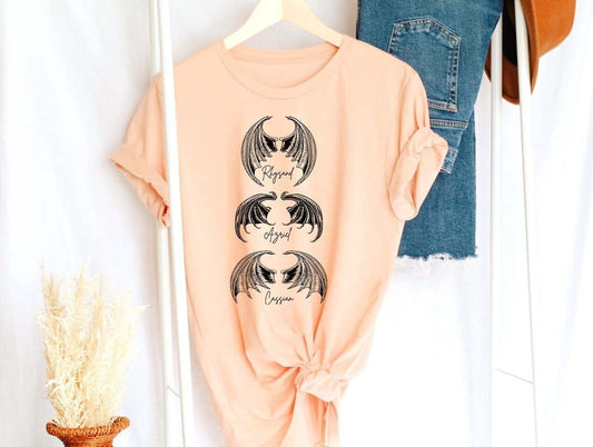 ACOTAR Bat Boys Tshirt,Velaris Tshirt,Velaris Sweatshirt,The Night Court Shirt,Feyre and Rhysand Sweatshirt,smut shirt,Cassian