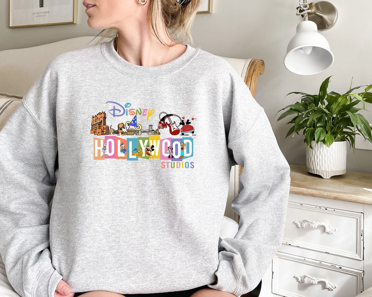 Vintage Disney Hollywood Studios Sweatshirt,Hollywood Studios Shirt, Hollywood Studios Disney Trip Sweatshirt, Disney Family Vacation