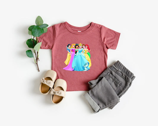 Princess Shirt, Disney Princess Character Shirt, Princes, Ariel, Belle, Rapunzel, Jasmine, Aurora, Elsa, Shirts, Disney Shirt,