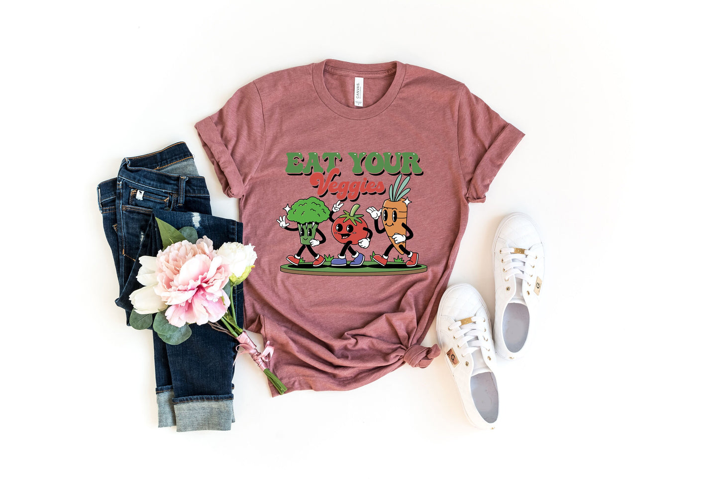 Eat Your Veggies Shirt, Vegan Vegetarian Tee, Retro Boho Cute Vintage Onesie, Vegetarian Toddler Shirt, Farmers Market Vegetable Shirt