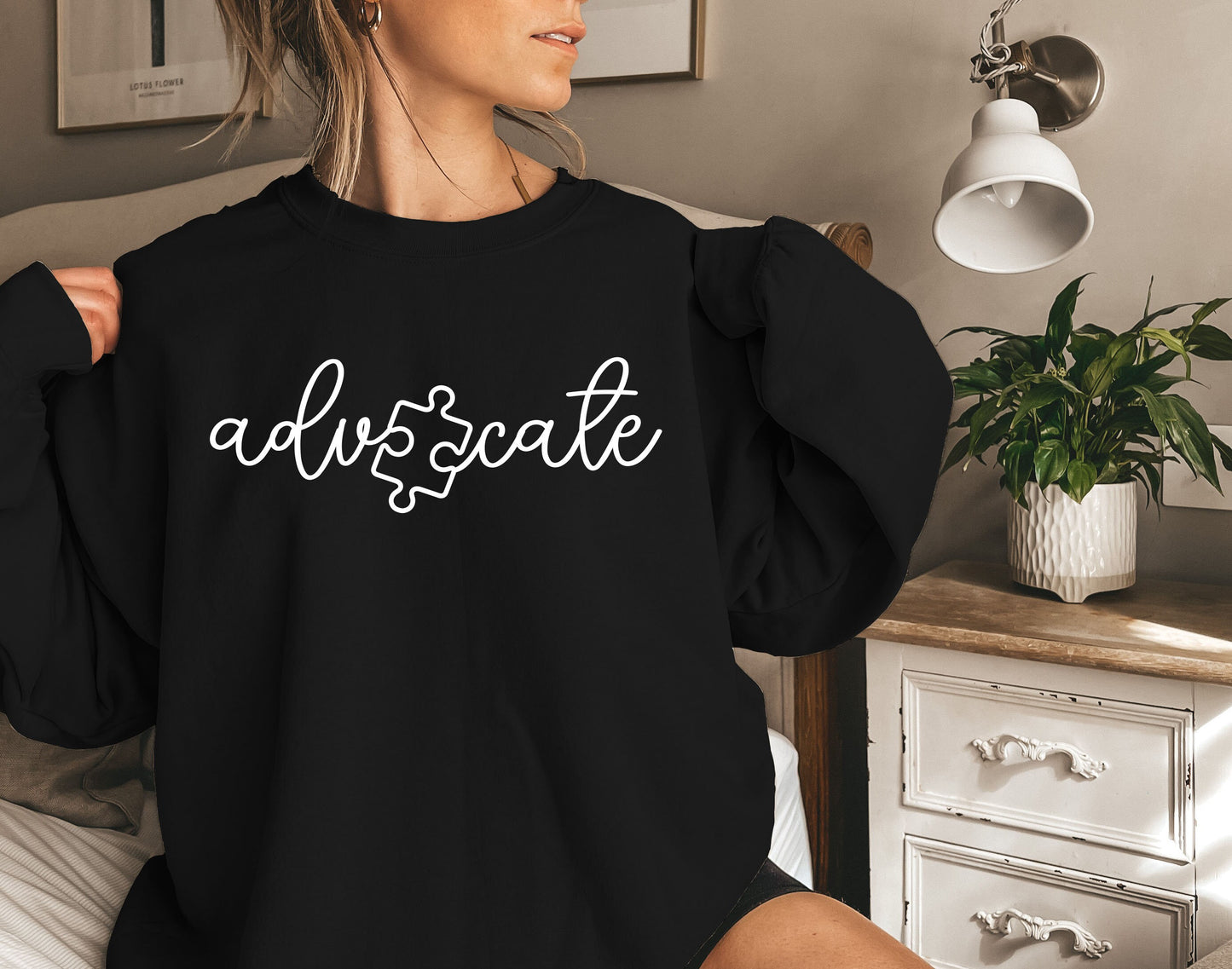 Advocate Sweatshirt,Autism Awareness Sweatshirt,Advocate Shirt,Autism Shirt,Autism Support Shirt, Accept Adapt Advocate, puzzle shirt tee