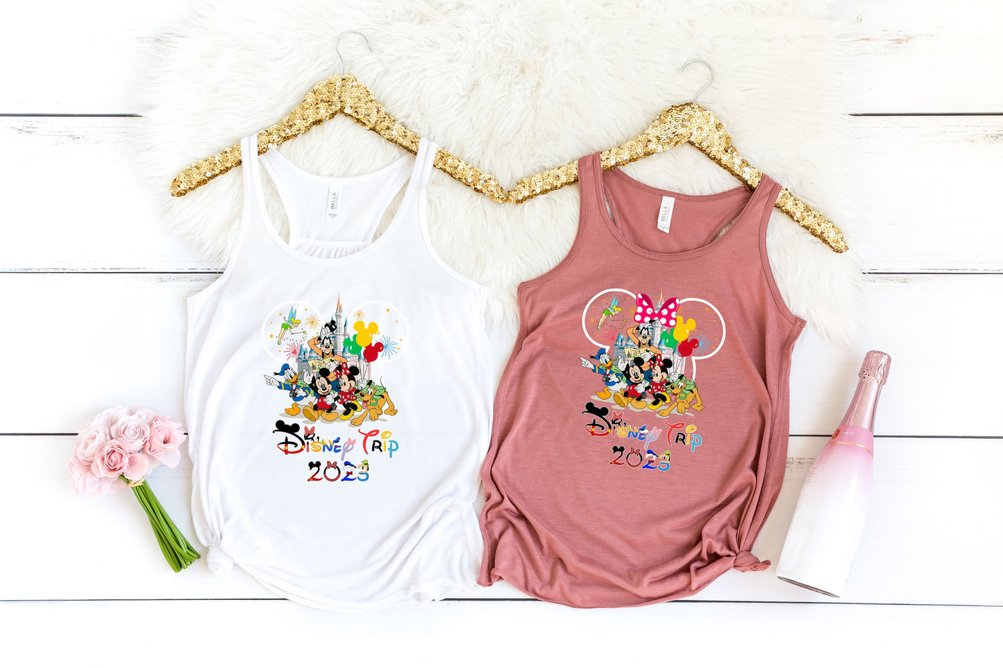 Custom Disney Trip 2023 Tank,Mickey And Minnie Tank,   Disney Trip Family 2023 Tank, Vintage Disney Tank, Disneyland Tank, Disney Trip Tank
