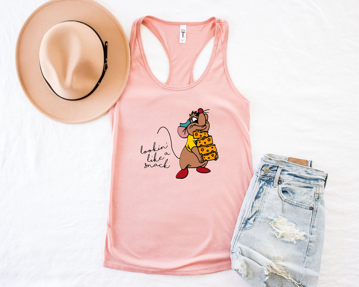 Lookin Like a Snack Tank Top, Cinderella Tank, Gus Gus Tank, Disney Snacks Tank Top,Disney Sidekicks, Disneyland, Disney World,