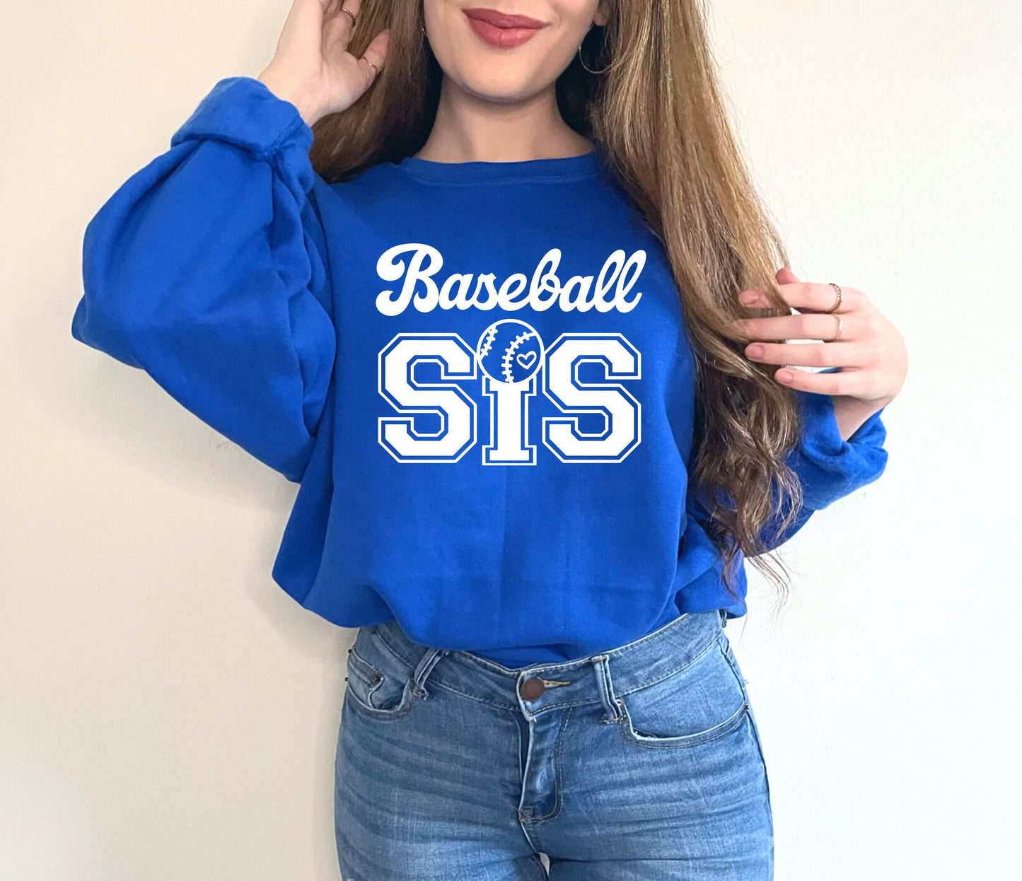 Baseball Sis Sweatshirt,Baseball Sis Tee, Baseball Sister Sweatshirt,Game Day Shirt,Baseball Season sweatshirt,Baseball Shirt,Gift for Her