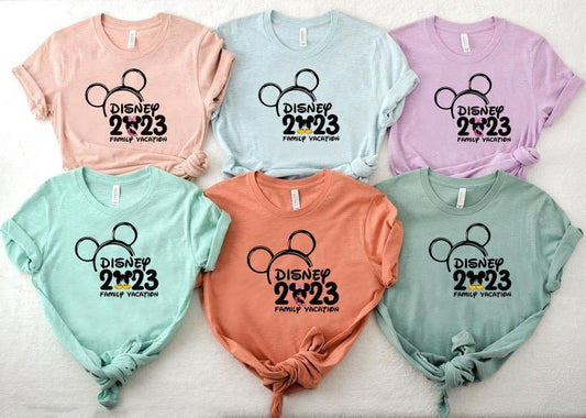 Disney Family Vacation 2023 Shirt,2023 Disney Vacation Family Shirt,Disney Family Vacation Custom 2023 Shirt,Custom Disney Shirt,Disney Trip