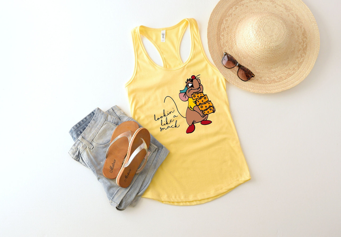 Lookin Like a Snack Tank Top, Cinderella Tank, Gus Gus Tank, Disney Snacks Tank Top,Disney Sidekicks, Disneyland, Disney World,