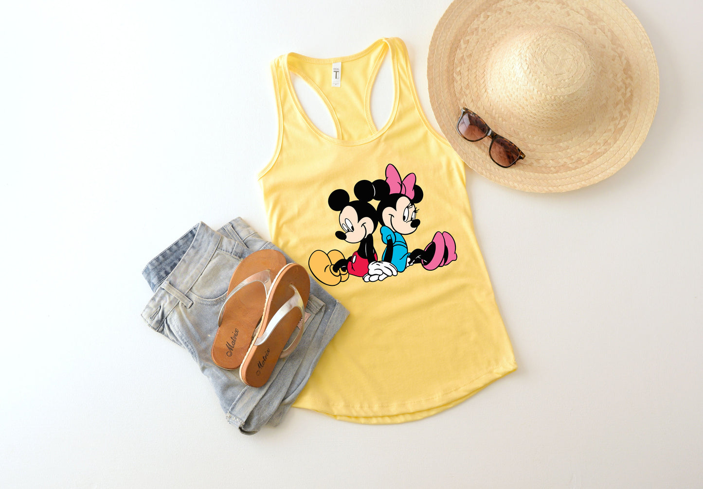 Mickey and Minnie In Love Tank Top,Disney Tank,LOVE Disney matching couples Tank,Disney Family