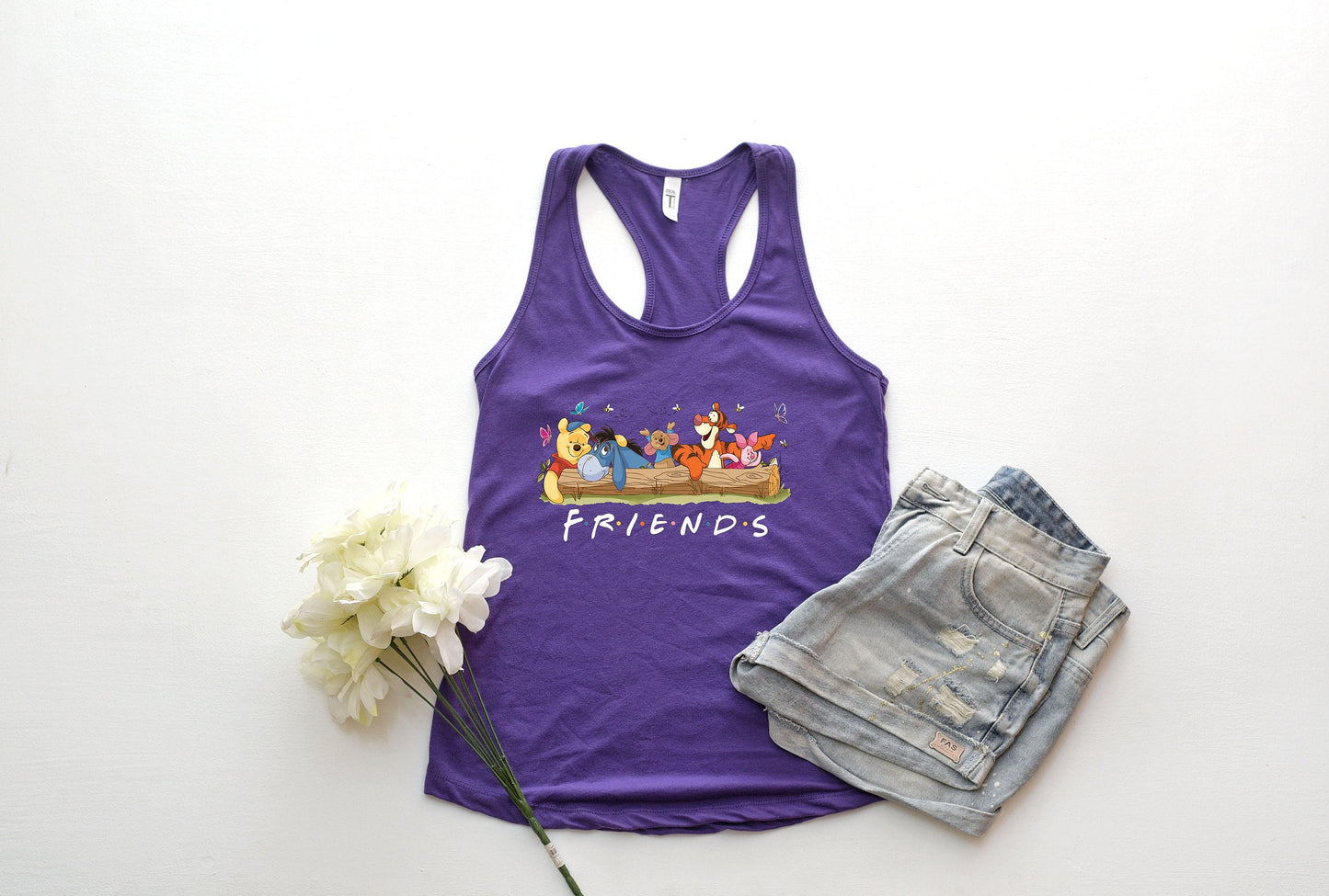 Winnie The Pooh Friends Tank Top, Disneyland Tank, Pooh Bear, Disney Pooh Bear, Piglet Shirt, Disney Vacation, Disneyland,Tigger