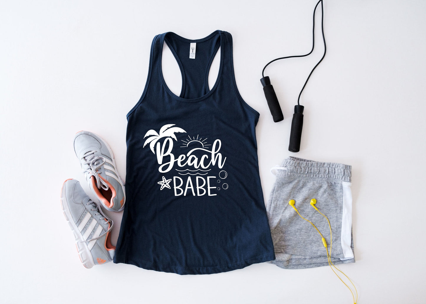 Beach Babe Tank top,Beach Babe Shirt Beach Summer Tank Tops, Summer Gift For Women, Beach Vibes Tank