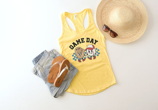 Game Day Baseball Tank Top,Game Day Softball Tank,Funny Baseball Mom Tank,Baseball game day shirt,Baseball Shirt
