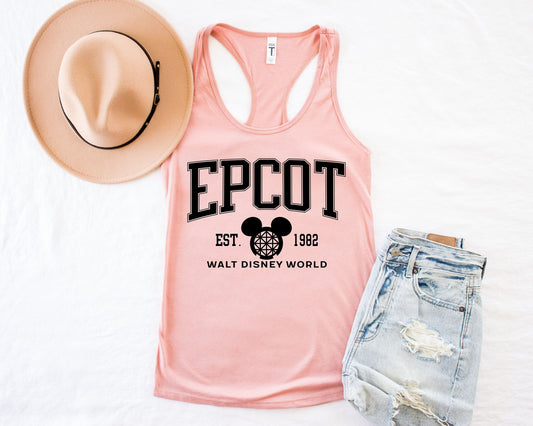 Epcot Tank Top,Disney Epcot 1982 Tshirt,Walt Disney World Tank,Disney Family Trip Shirt,
