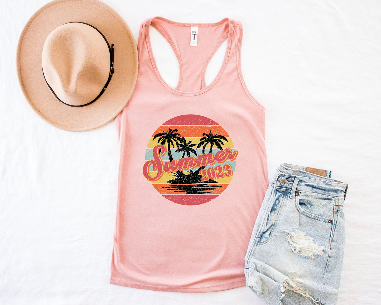 Summer 2023 Tank Top,Retro vintage summer tank,Summer tank, Summer Time Tank, Summer Trip Shirt, Summer Beach Shirt, Beach Girl Shirt